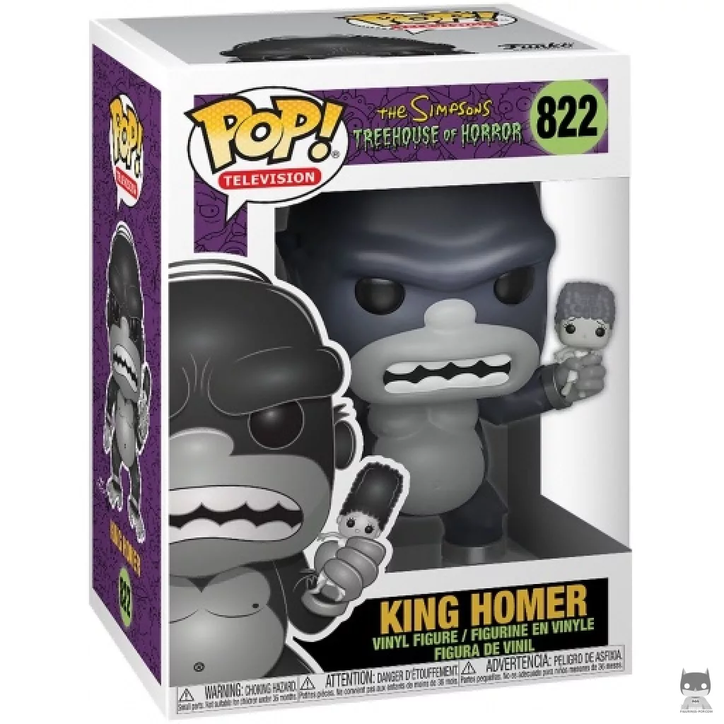 Figura Funko Pop! Rey Homer en su caja