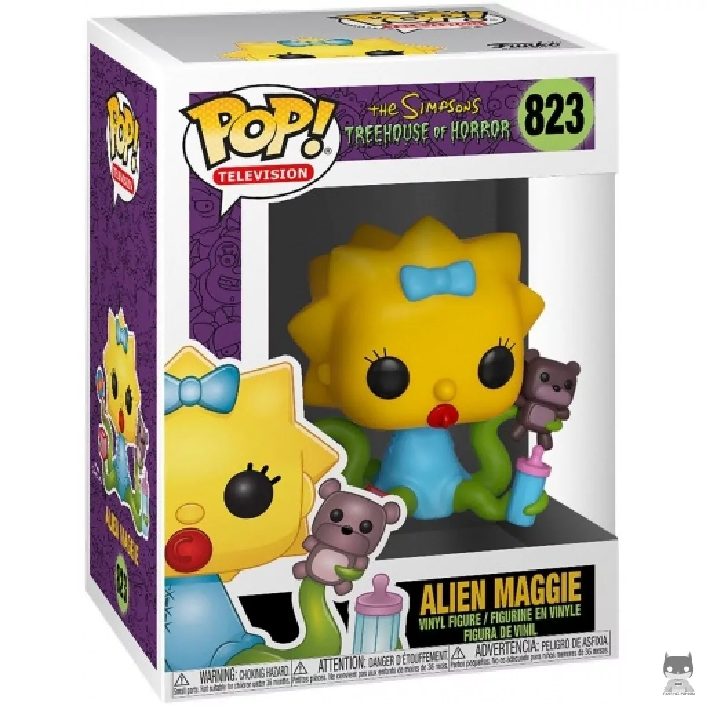 Figura Funko Pop! Maggie alienígena en su caja
