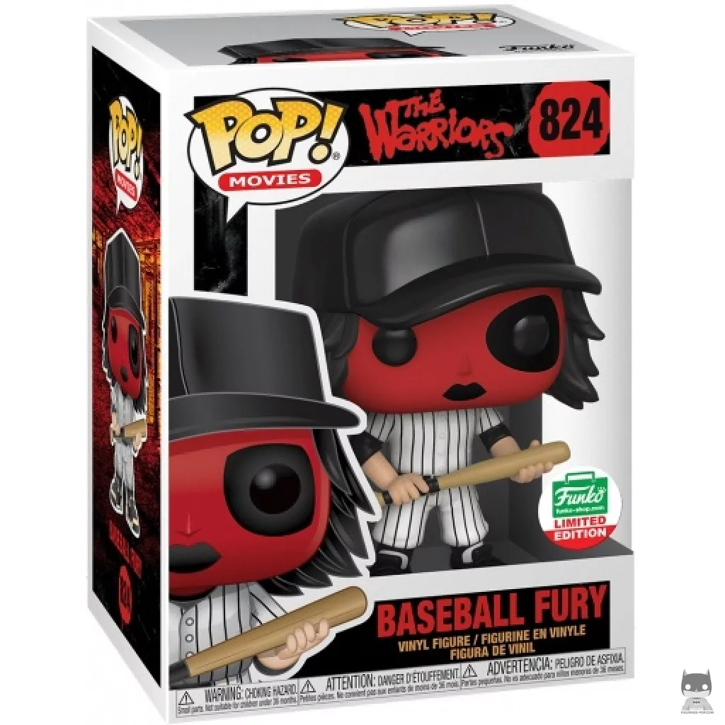 Figura Funko Pop! Baseball Fury (Rojo) en su caja