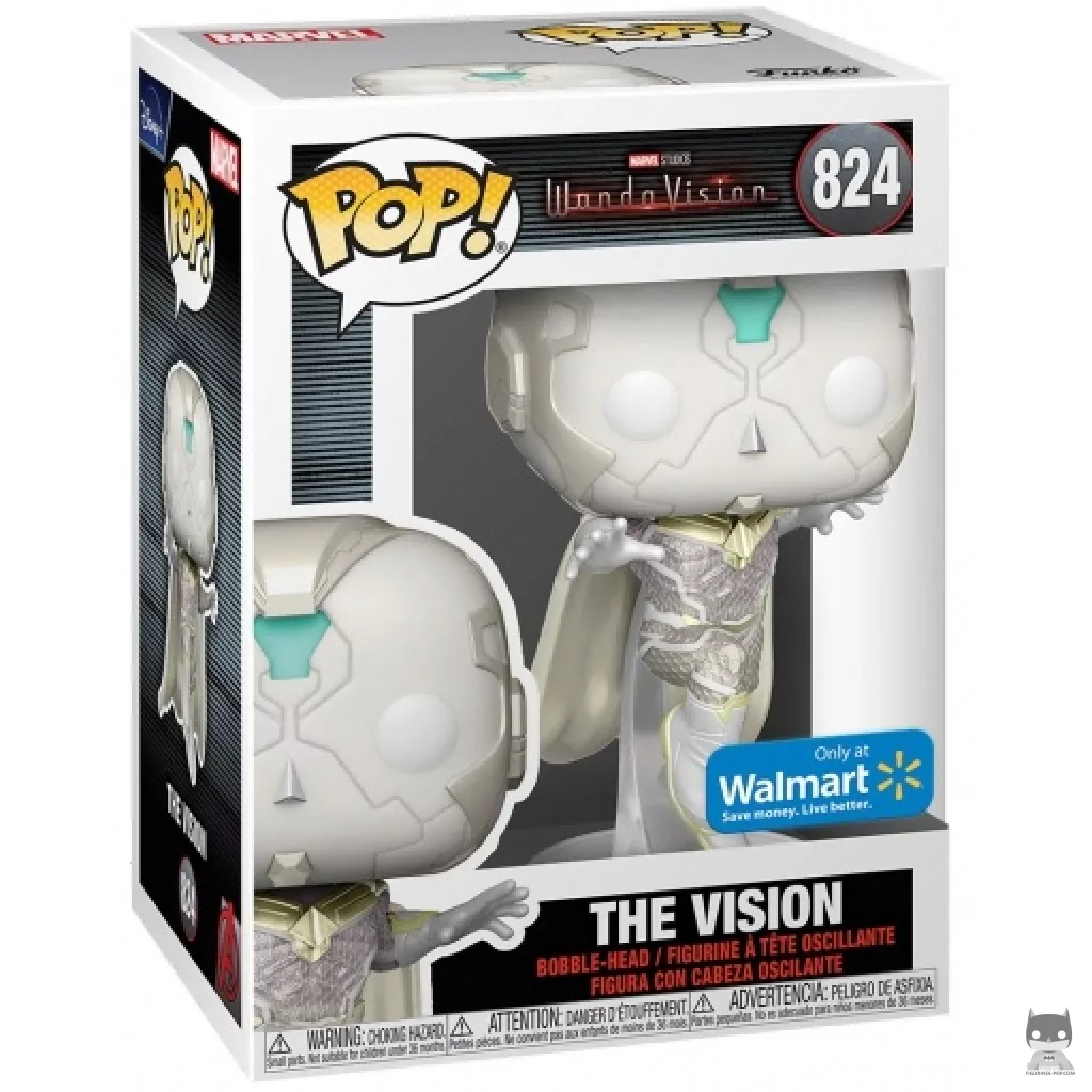 Figura Funko Pop! Visión (Brilla en la oscuridad) en su caja