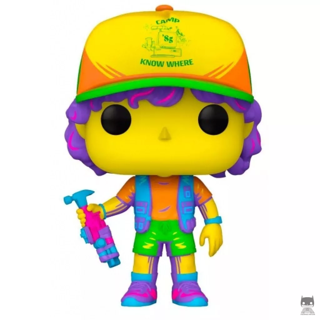 Figura Funko Pop! Dustin con chaleco (Luz negra) (Stranger Things)