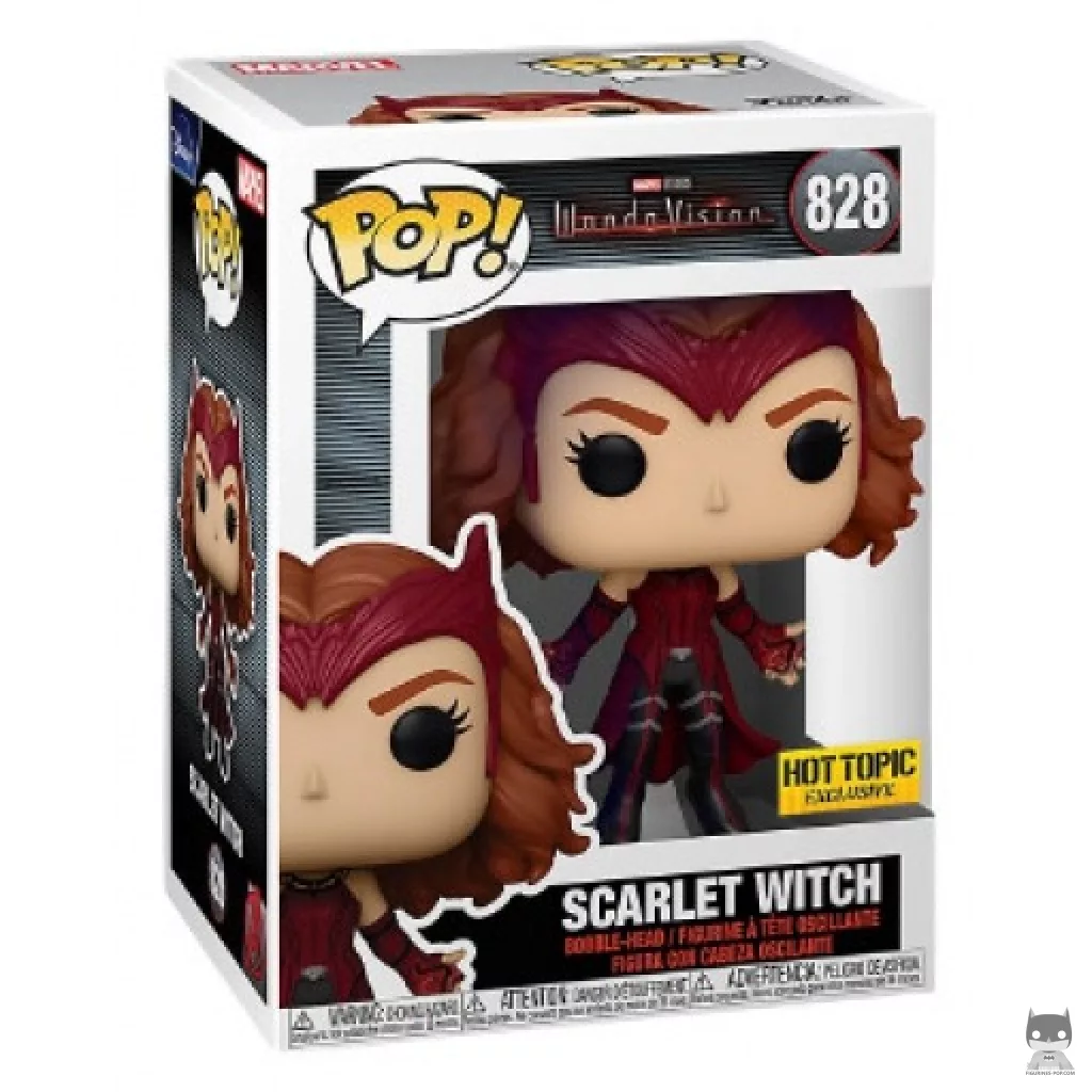 Figura Funko Pop! Bruja Escarlata en su caja