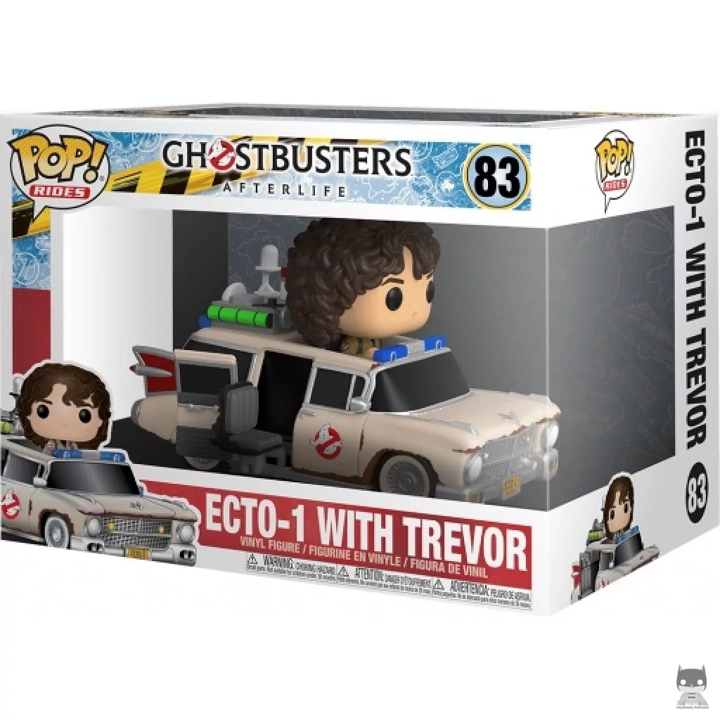 Figura Funko Pop! Ecto-1 con Trevor en su caja