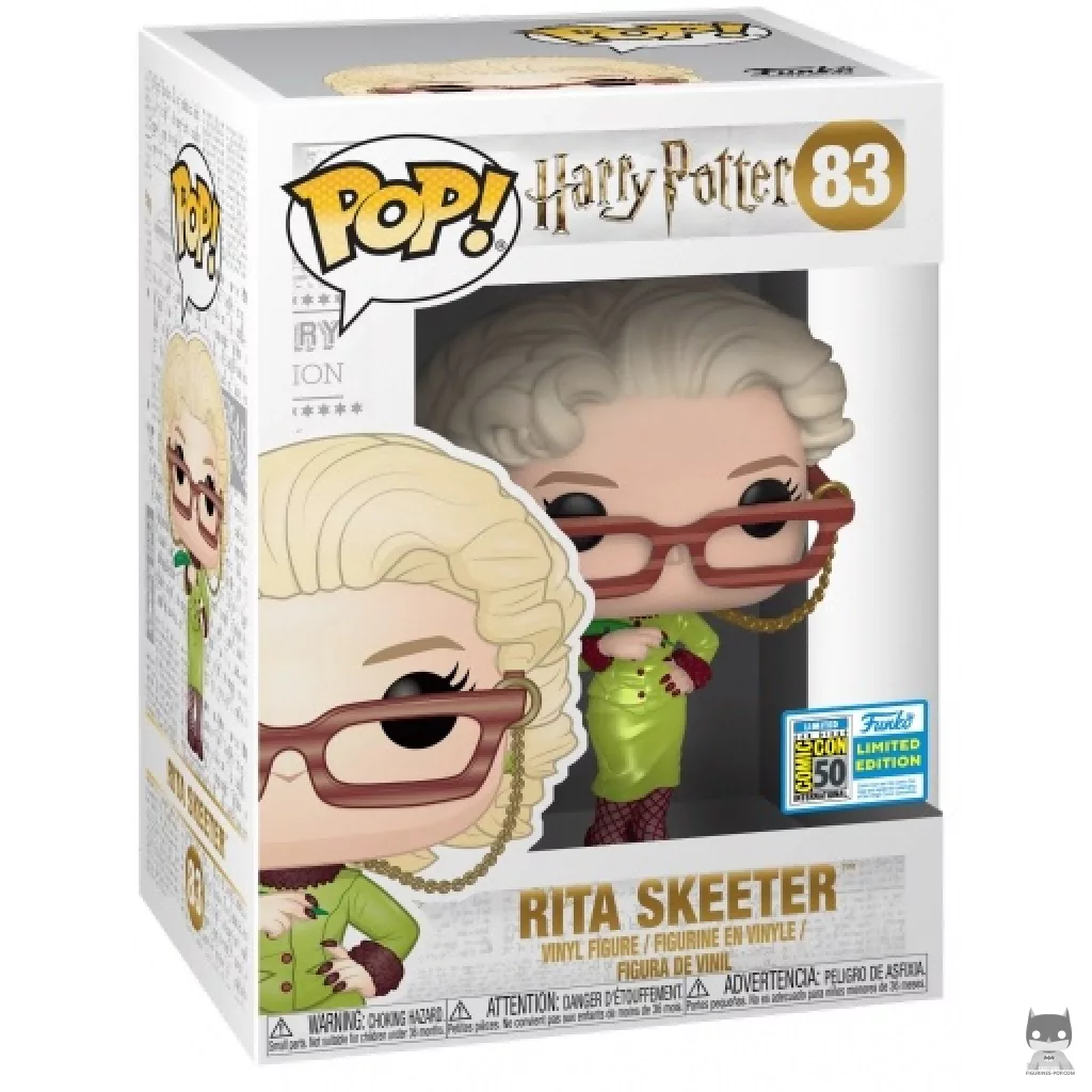 Figura Funko Pop! Rita Skeeter en su caja