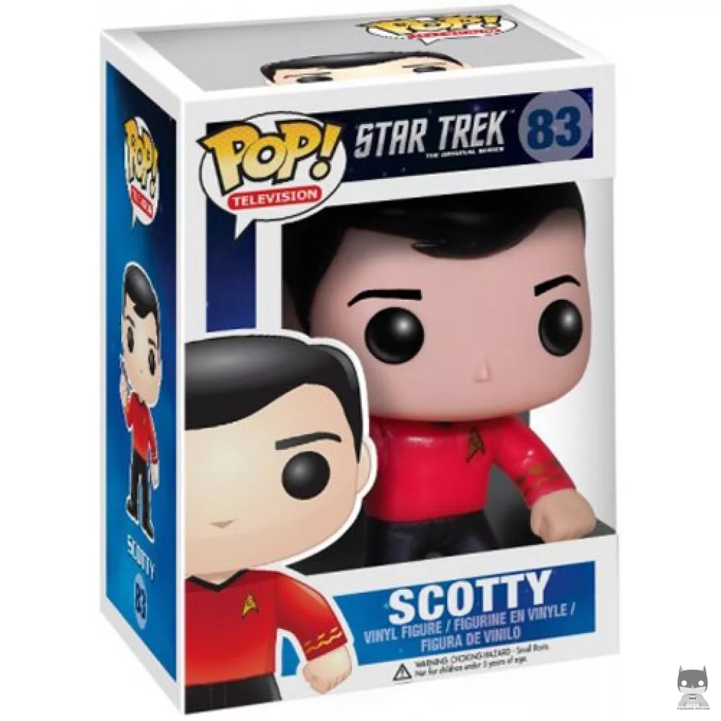 Figura Funko Pop! Scotty en su caja