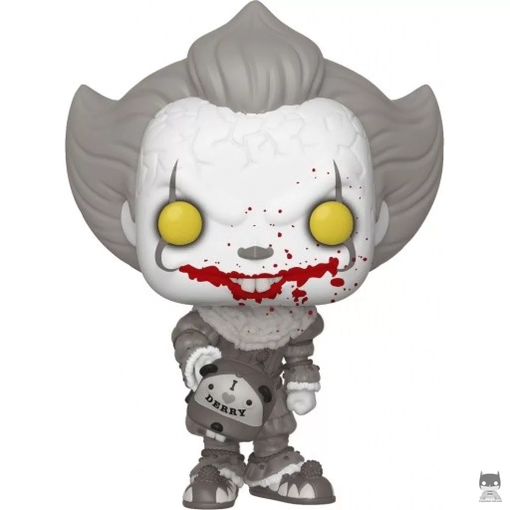 Figura Funko Pop! Pennywise con sombrero de castor (Blanco y negro) (It: Capítulo 2)