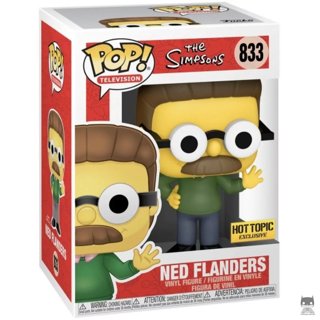 Figura Funko Pop! Ned Flanders en su caja