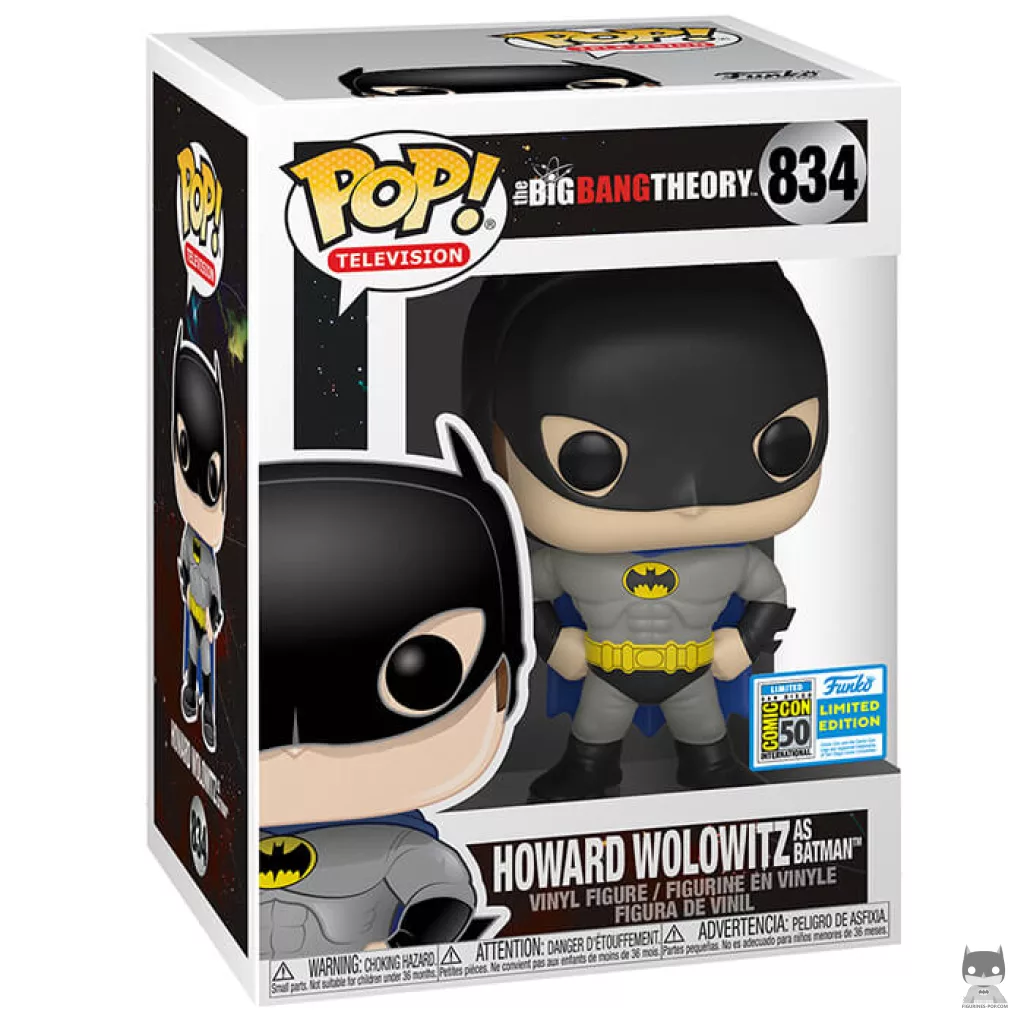 Figura Funko Pop! Howard Wolowitz como Batman en su caja