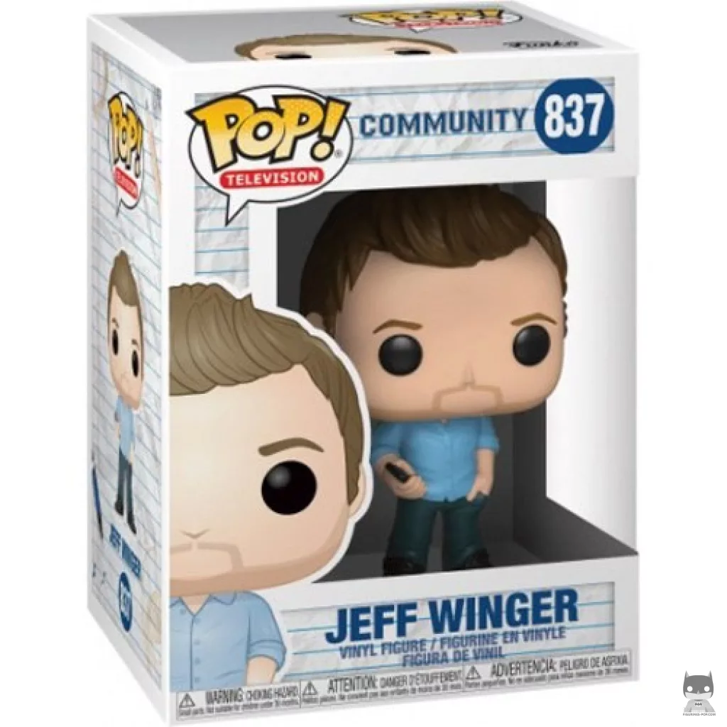 Figura Funko Pop! Jeff Winger en su caja