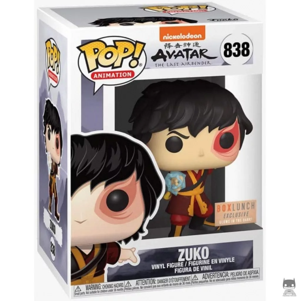 Figura Funko Pop! Zuko en su caja