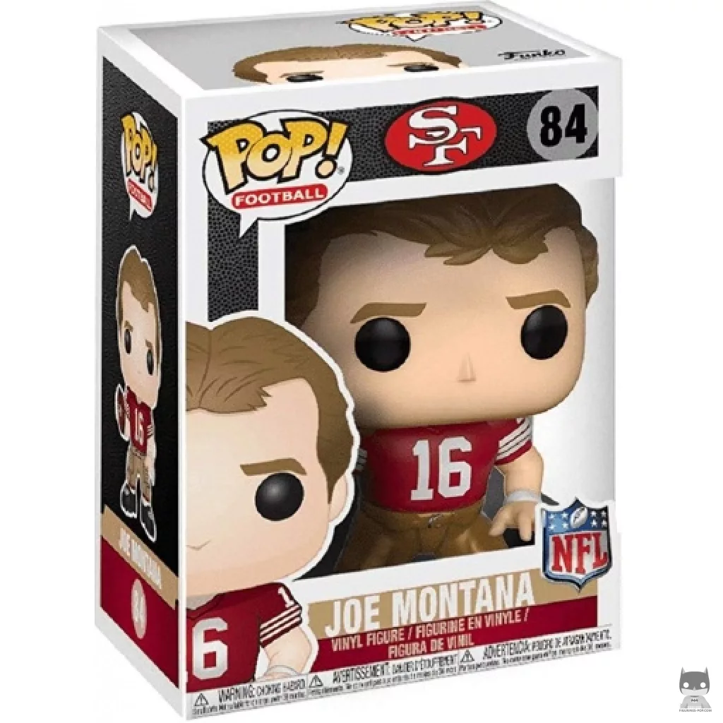 Figura Funko Pop! Joe Montana en su caja