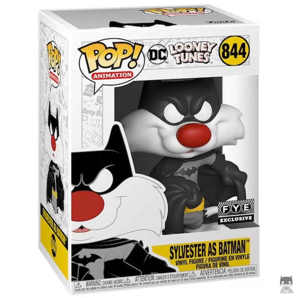 Figura Funko Pop! Silvestre como Batman en su caja