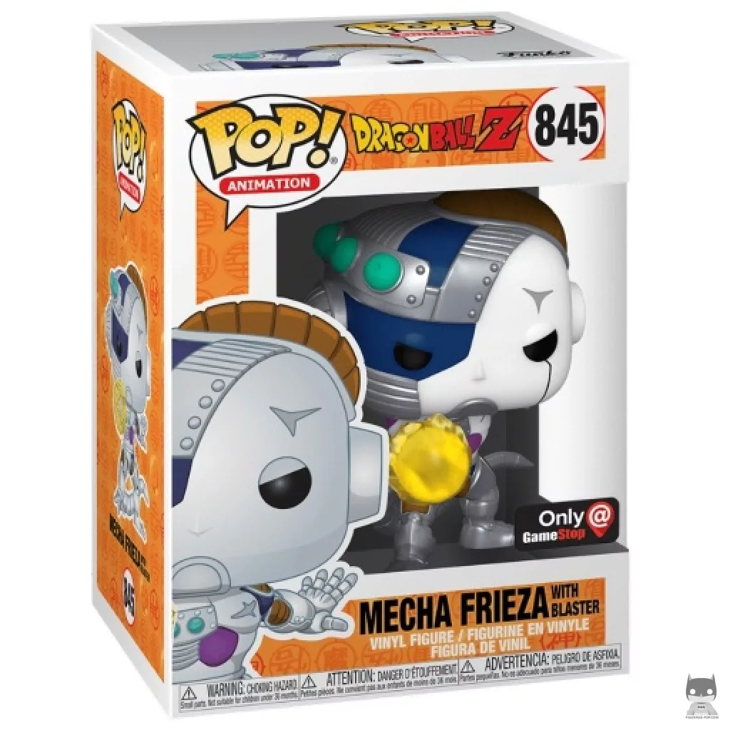 Figura Funko Pop! Mecha Freezer con Blaster en su caja