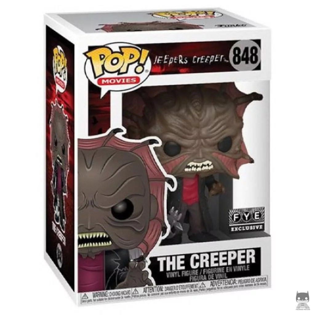 Figura Funko Pop! Jeepers Creepers sin sombrero en su caja