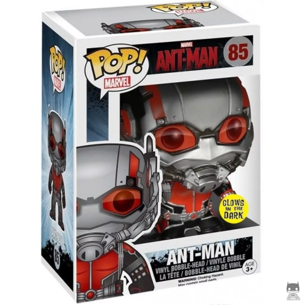 Figura Funko Pop! Ant-Man (Negro) en su caja