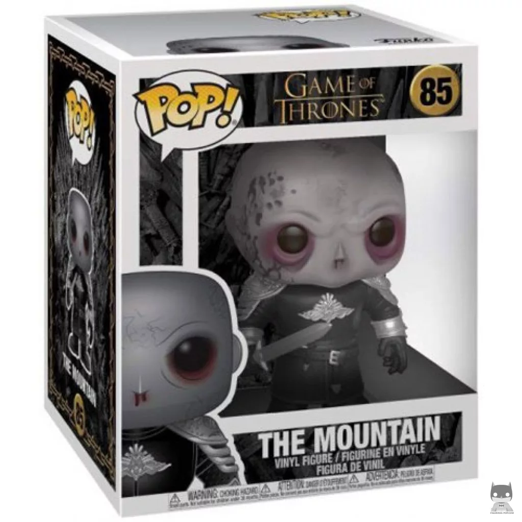 Figura Funko Pop! La Montaña (Sin máscara) (Supersized) en su caja