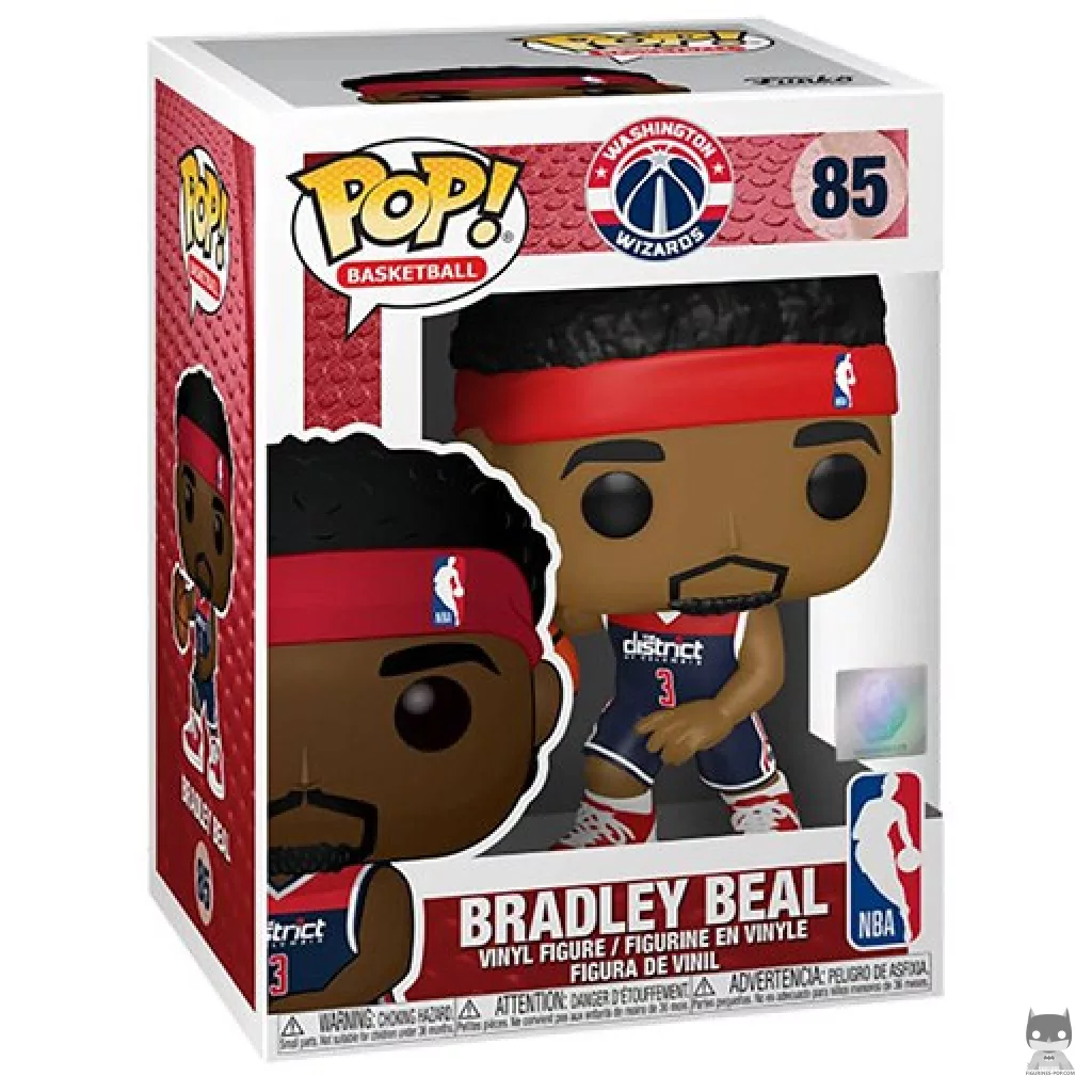 Figura Funko Pop! Bradley Beal en su caja