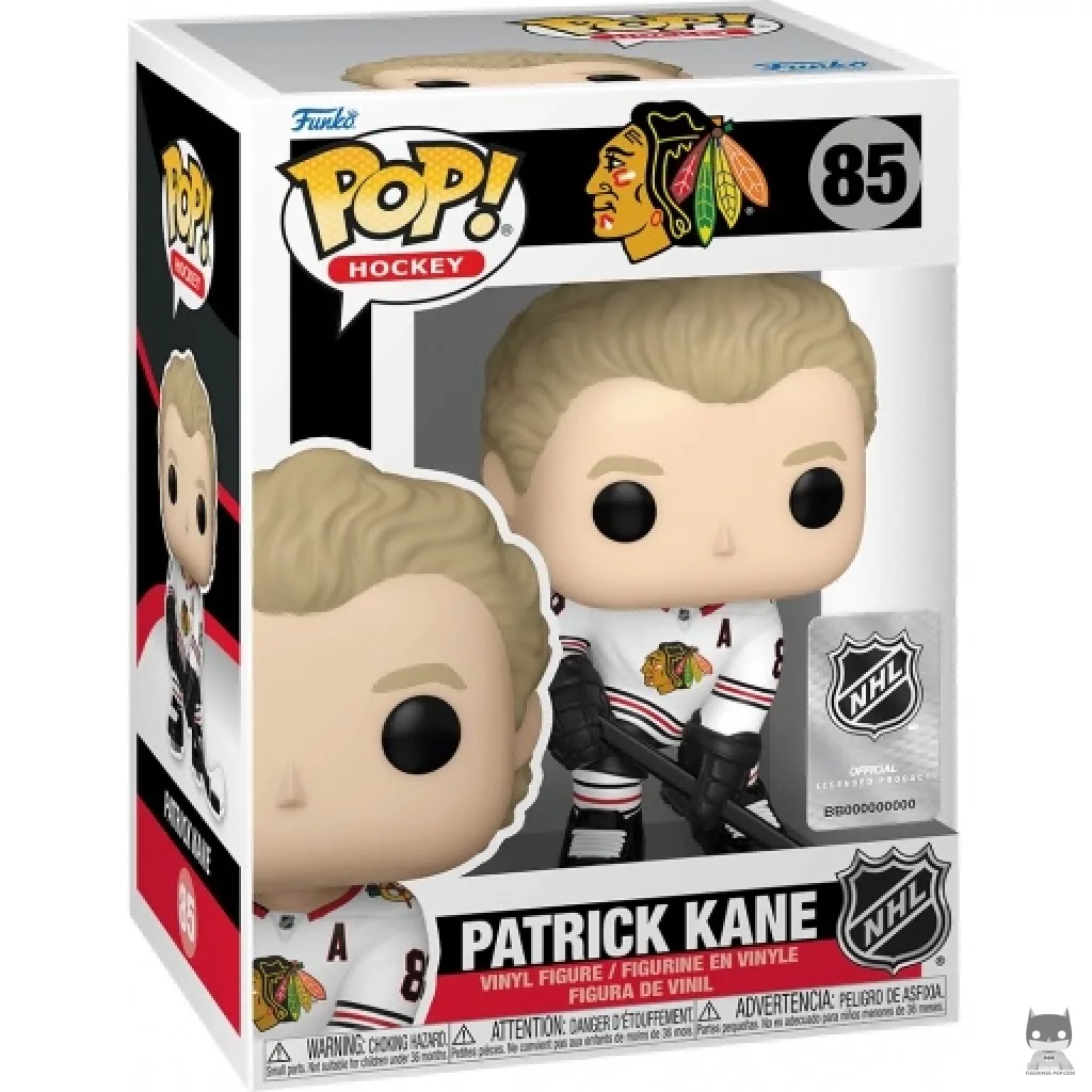 Figura Funko Pop! Patrick Kane en su caja