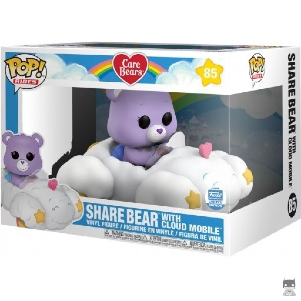 Figura Funko Pop! Compartosita con móvil de nubes en su caja
