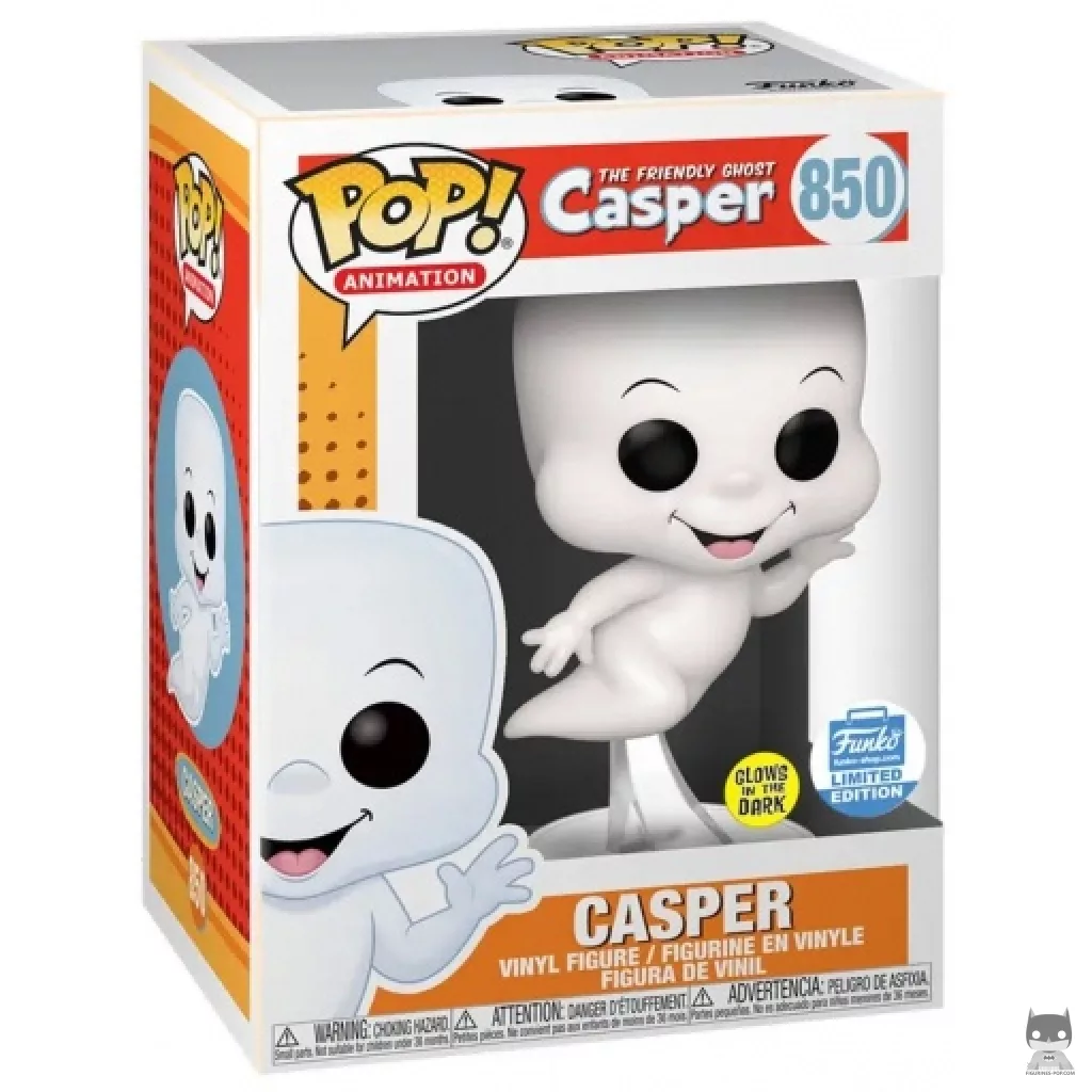 Figura Funko Pop! Casper (Brilla en la oscuridad) en su caja
