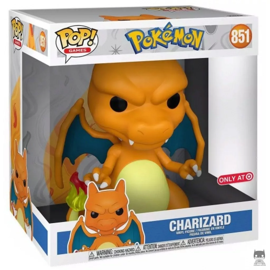 Figura Funko Pop! Charizard (Supersized 10'') en su caja