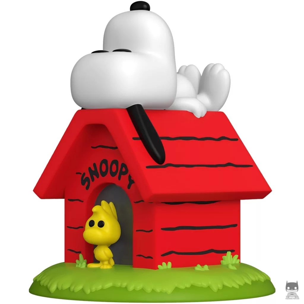 Figura Funko Pop! Snoopy & Woodstock con la caseta (Peanuts)