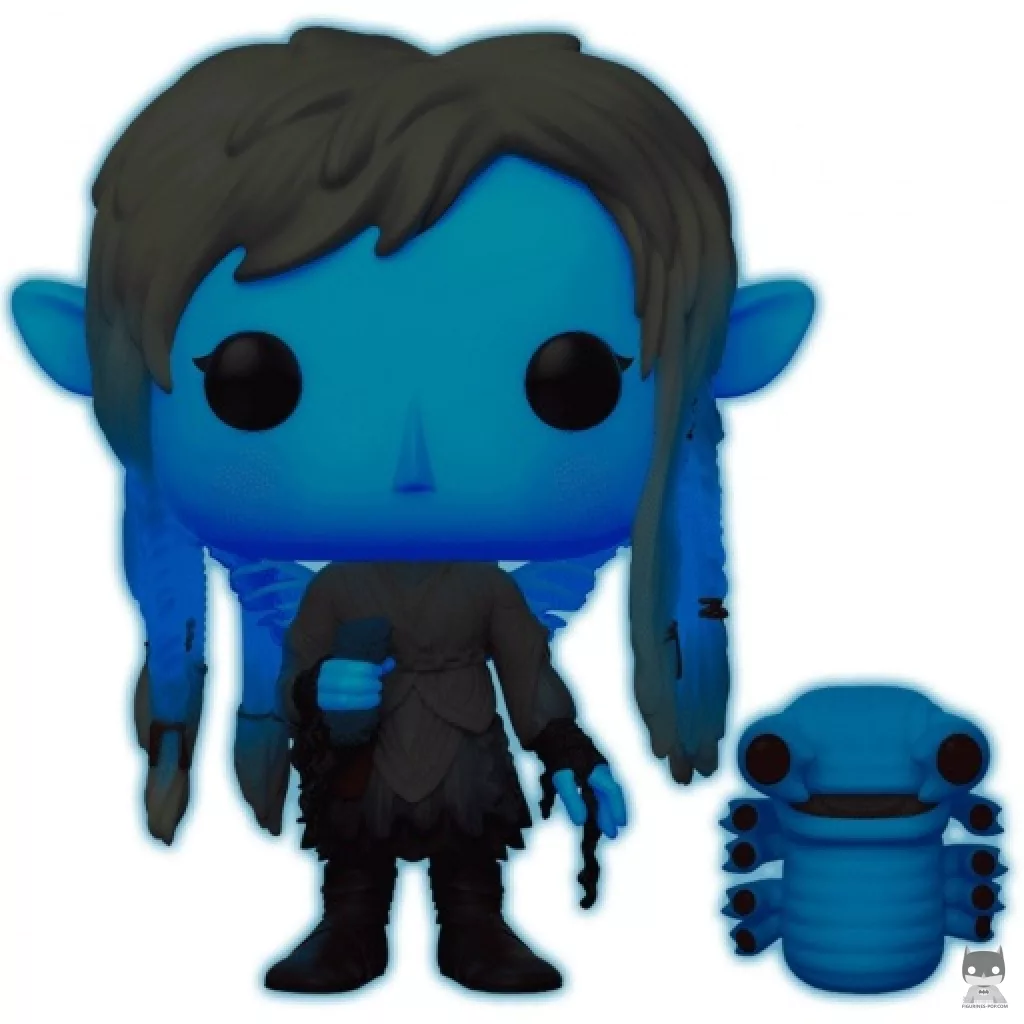 Figura Funko Pop! Deet con cría de Nurloc (Brilla en la oscuridad) (Cristal oscuro)