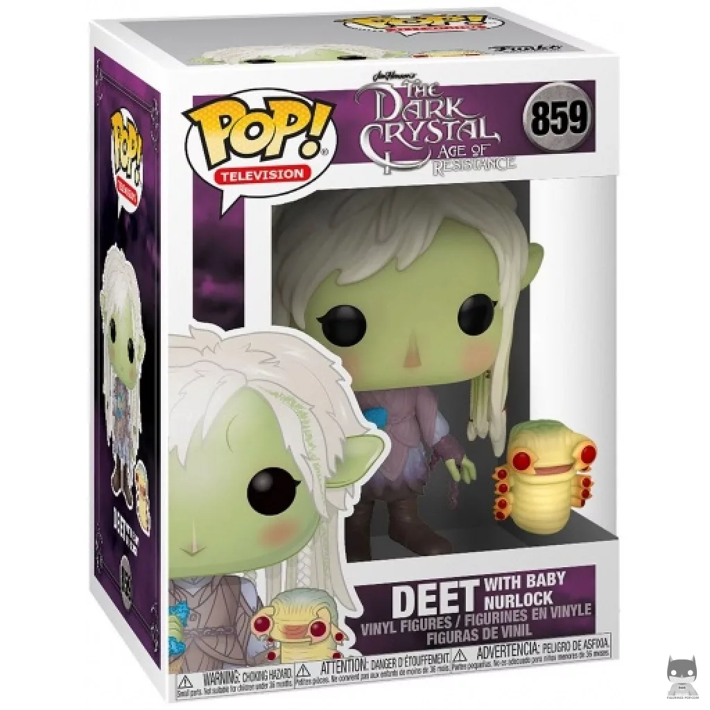 Figura Funko Pop! Deet con cría de Nurloc en su caja