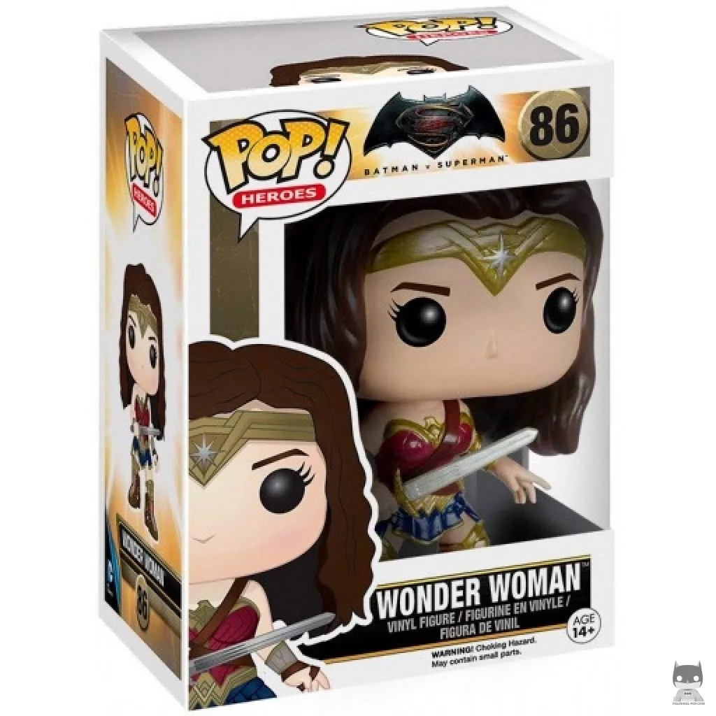 Figura Funko Pop! Wonder Woman en su caja