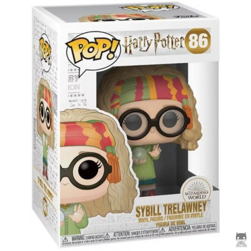Figura Funko Pop! Profesora Sybill Trelawney en su caja