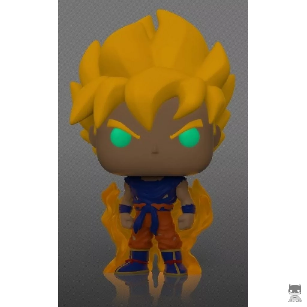 Figura Funko Pop! Goku Super Saiyan primera aparición (Brilla en la oscuridad) (Dragon Ball Z (DBZ))