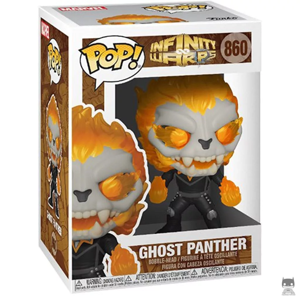 Figura Funko Pop! Ghost Panther en su caja