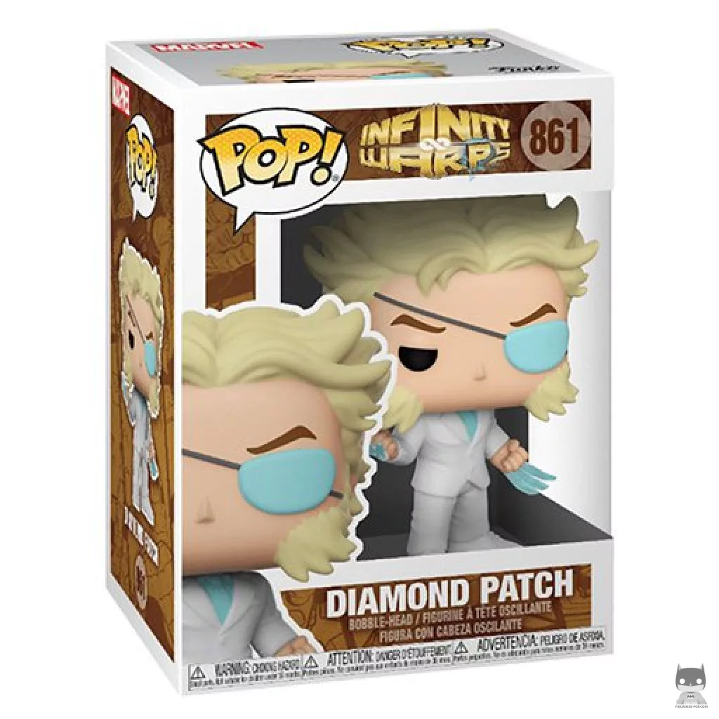 Figura Funko Pop! Diamond Patch en su caja