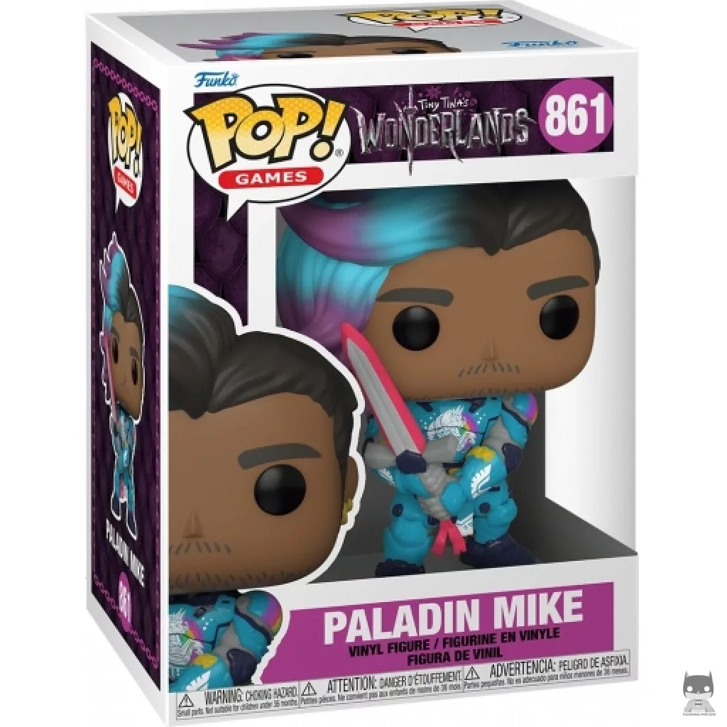 Figura Funko Pop! Paladín Mike en su caja