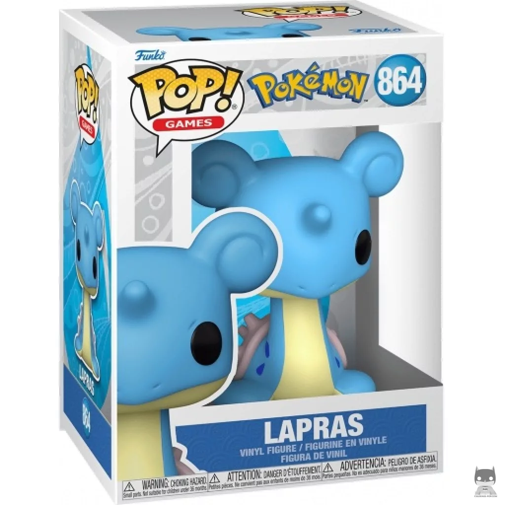 Figura Funko Pop! Lapras en su caja