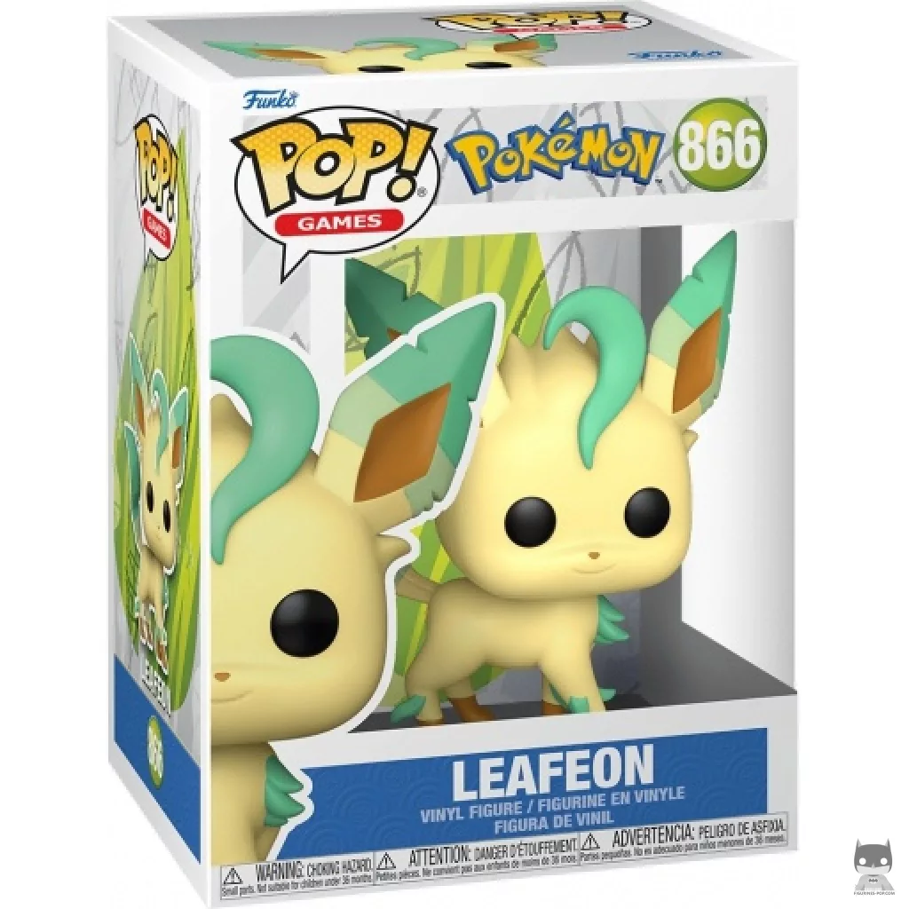 Figura Funko Pop! Leafeon en su caja