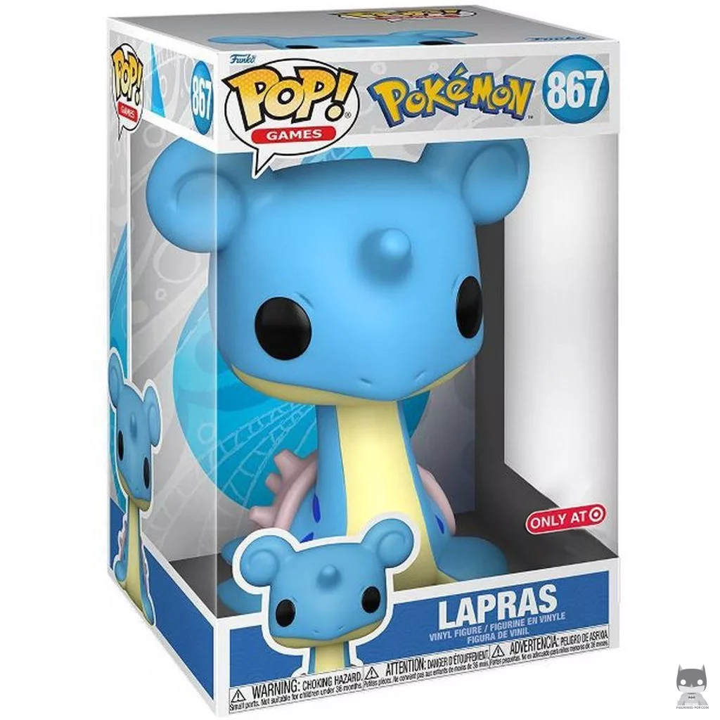 Figura Funko Pop! Lapras (Supersized) en su caja