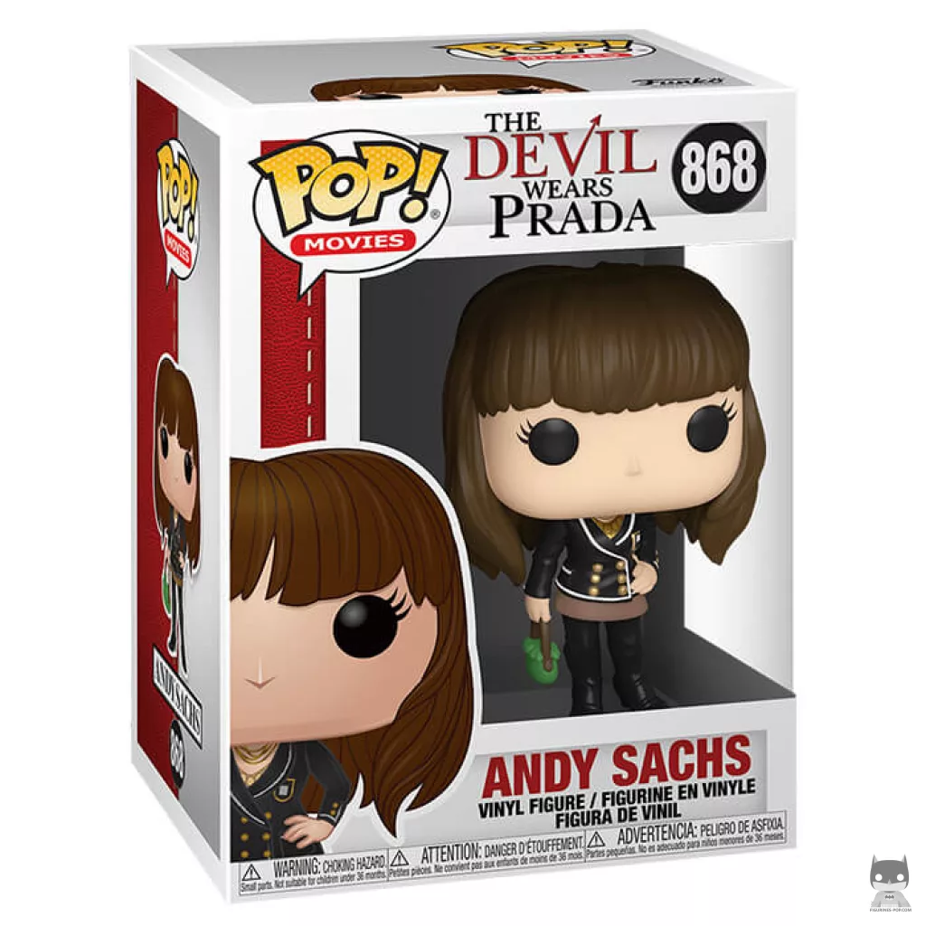 Figura Funko Pop! Andy Sachs en su caja