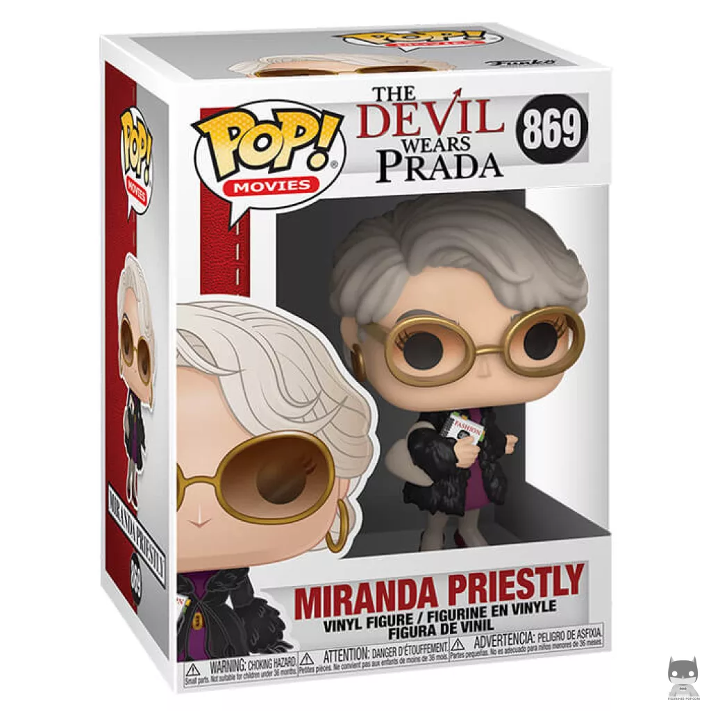Figura Funko Pop! Miranda Priestly en su caja