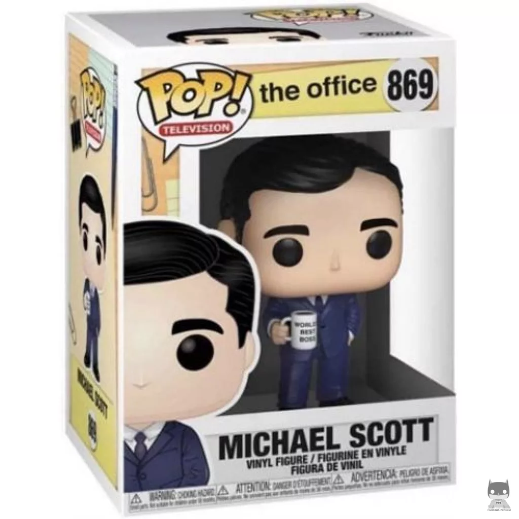 Figura Funko Pop! Michael Scott en su caja
