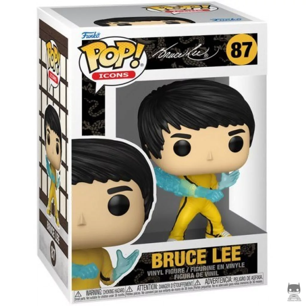 Figura Funko Pop! Bruce Lee en su caja
