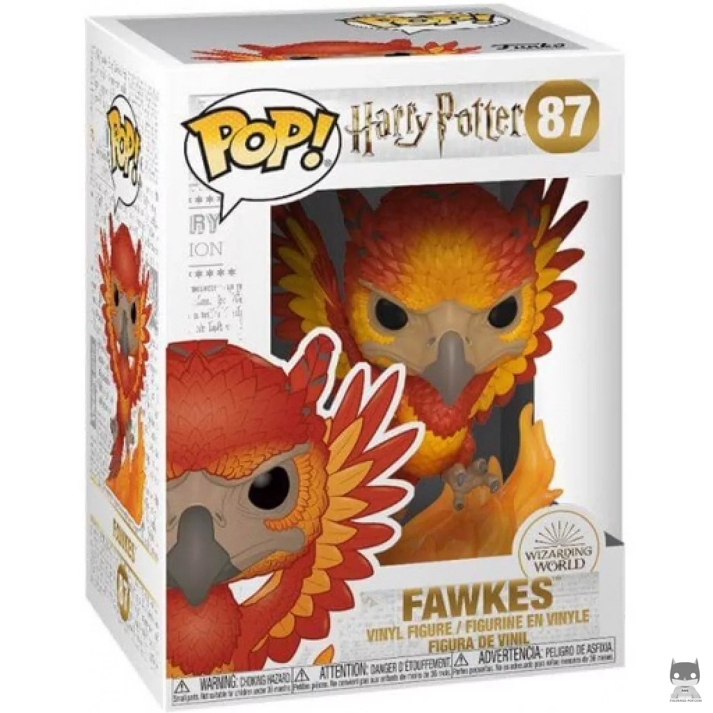 Figura Funko Pop! Fawkes en su caja