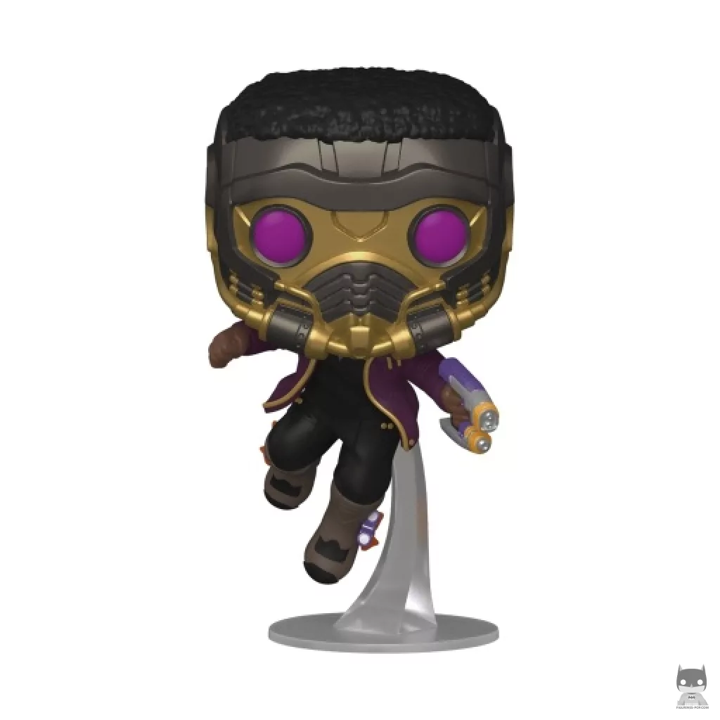 Figura Funko Pop! T'Challa Star-Lord (¿Qué pasaría si...?)