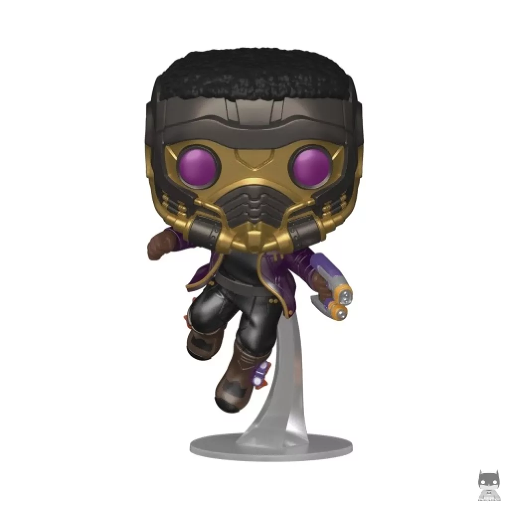 Figura Funko Pop! T'Challa Star-Lord (Metalizado) (¿Qué pasaría si...?)
