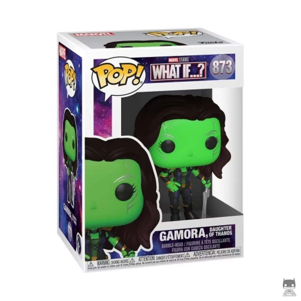 Figura Funko Pop! Gamora Daughter of Thanos en su caja