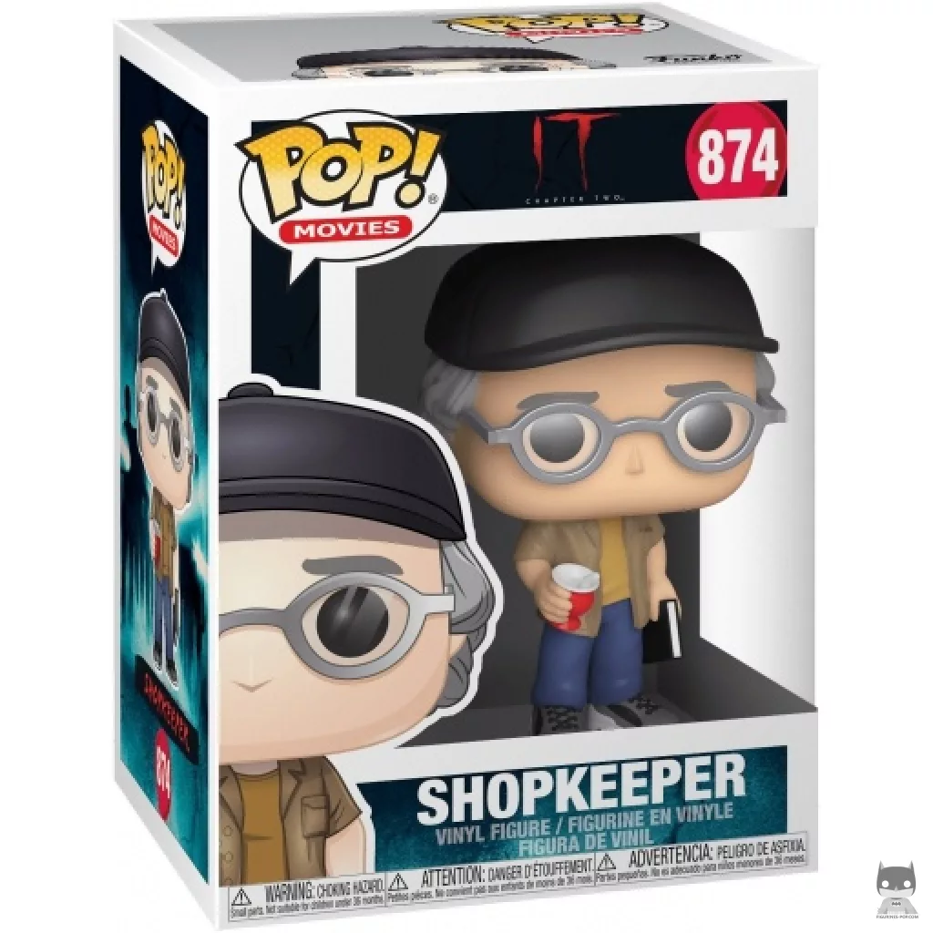 Figura Funko Pop! Tendero en su caja