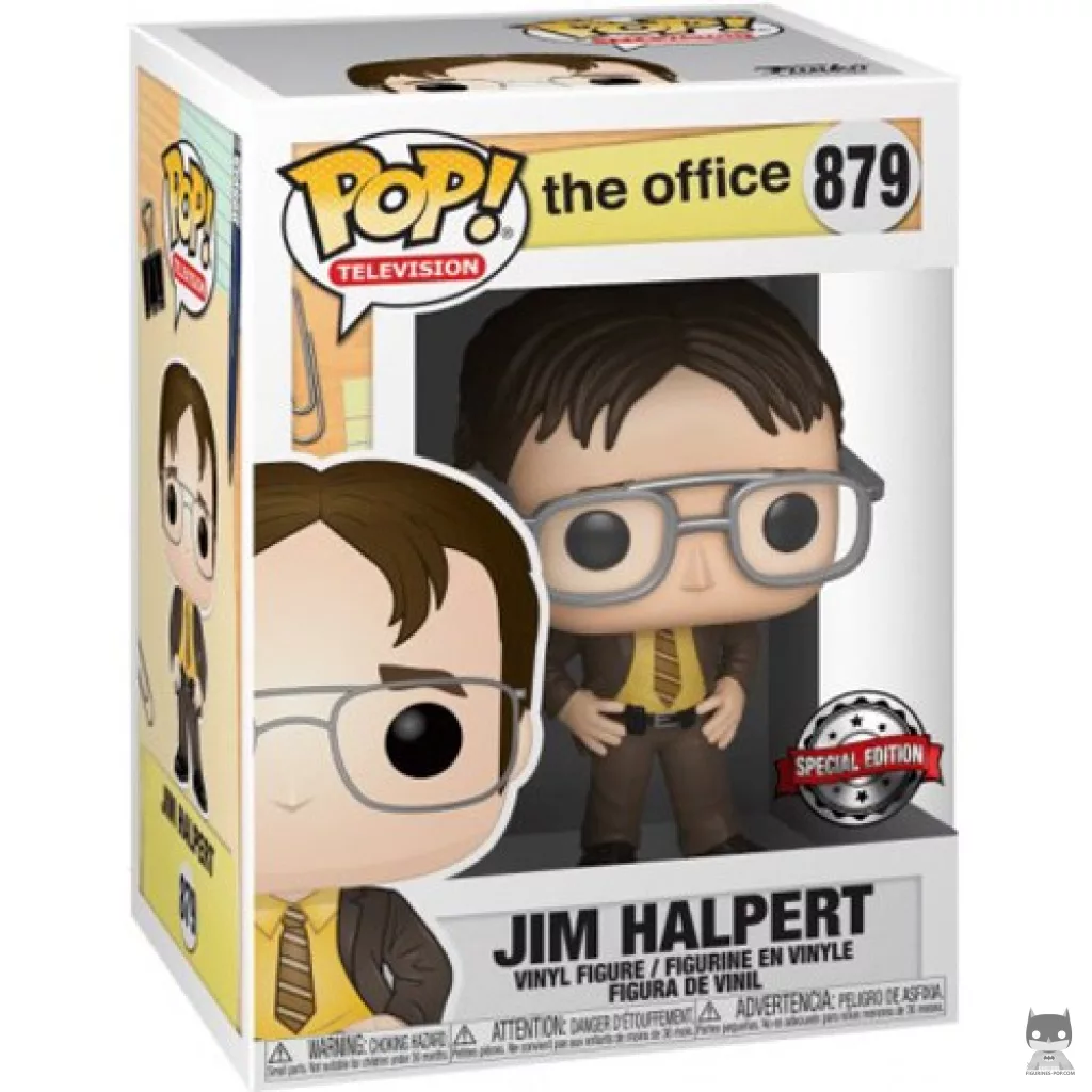 Figura Funko Pop! Jim Halpert en su caja