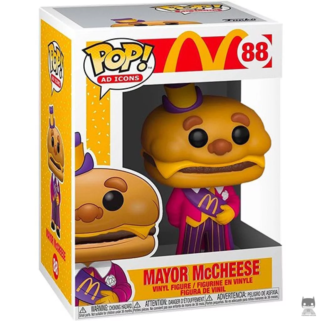Figura Funko Pop! Mayor McCheese en su caja