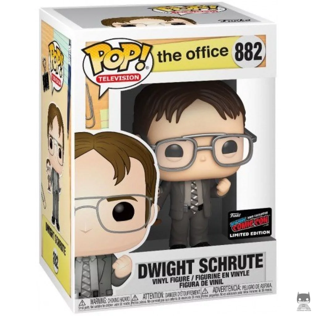 Figura Funko Pop! Dwight Schrute en su caja