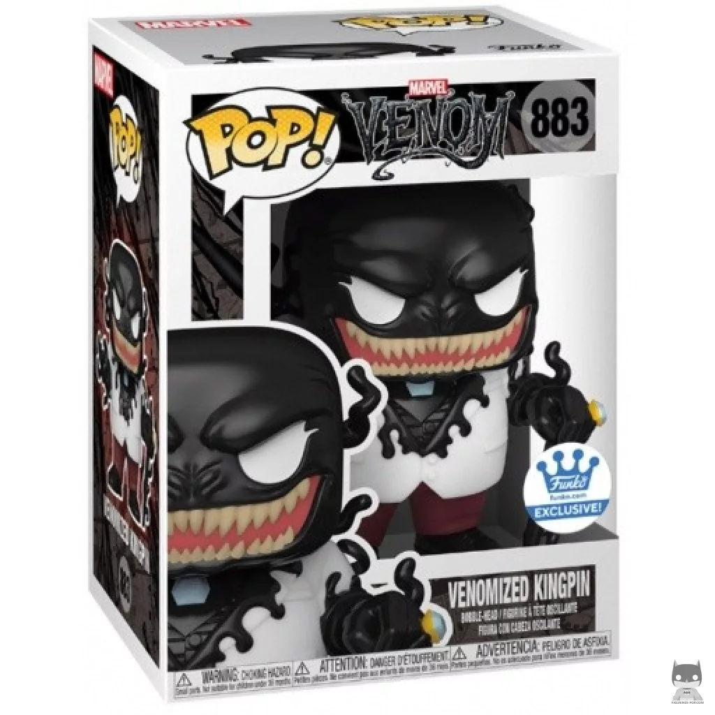 Figura Funko Pop! Kingpin venomizado en su caja